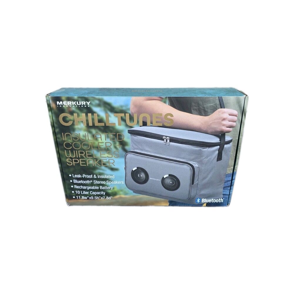 Merkury Innovations cooler with built in speakers Chill Tunes  Tote